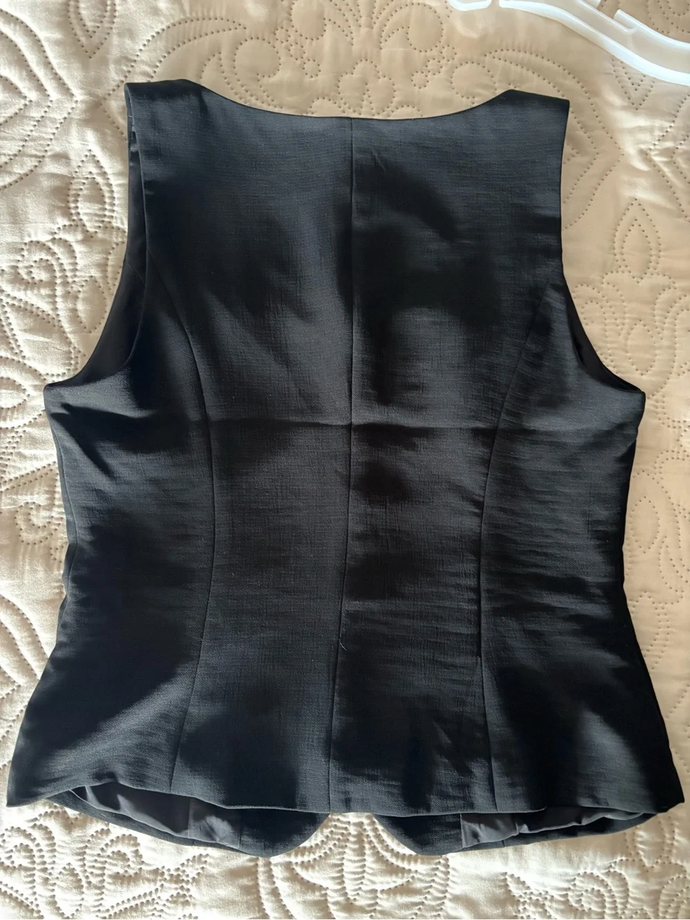 a new day Black Button-Front Sleeveless Vest